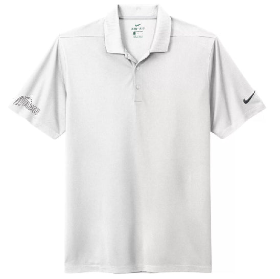 NIKE® Dri-FIT Micro Pique 2.0 Men's Polo (White)