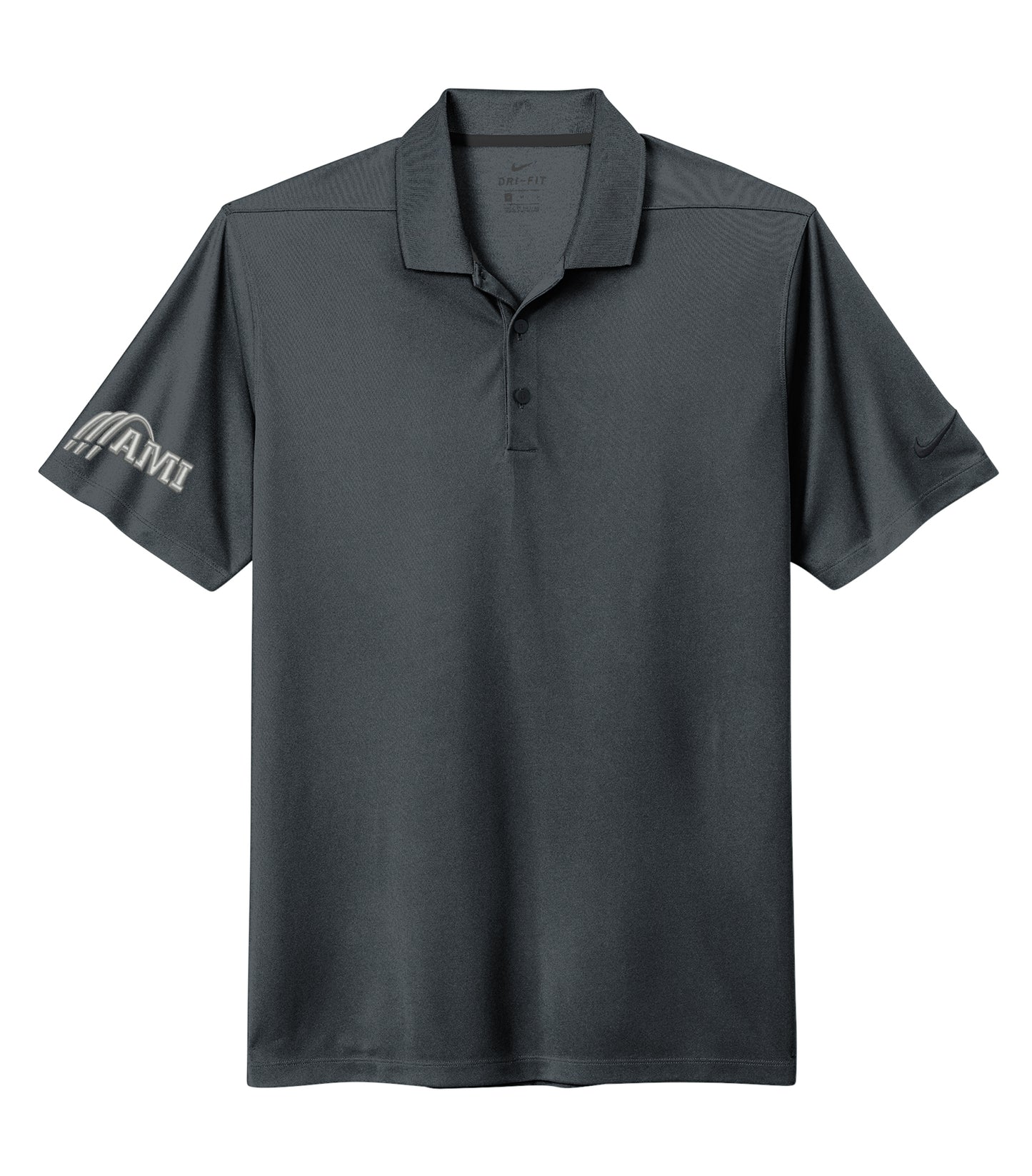 NIKE® Dri-FIT Micro Pique 2.0 Men's Polo (Anthracite Grey)