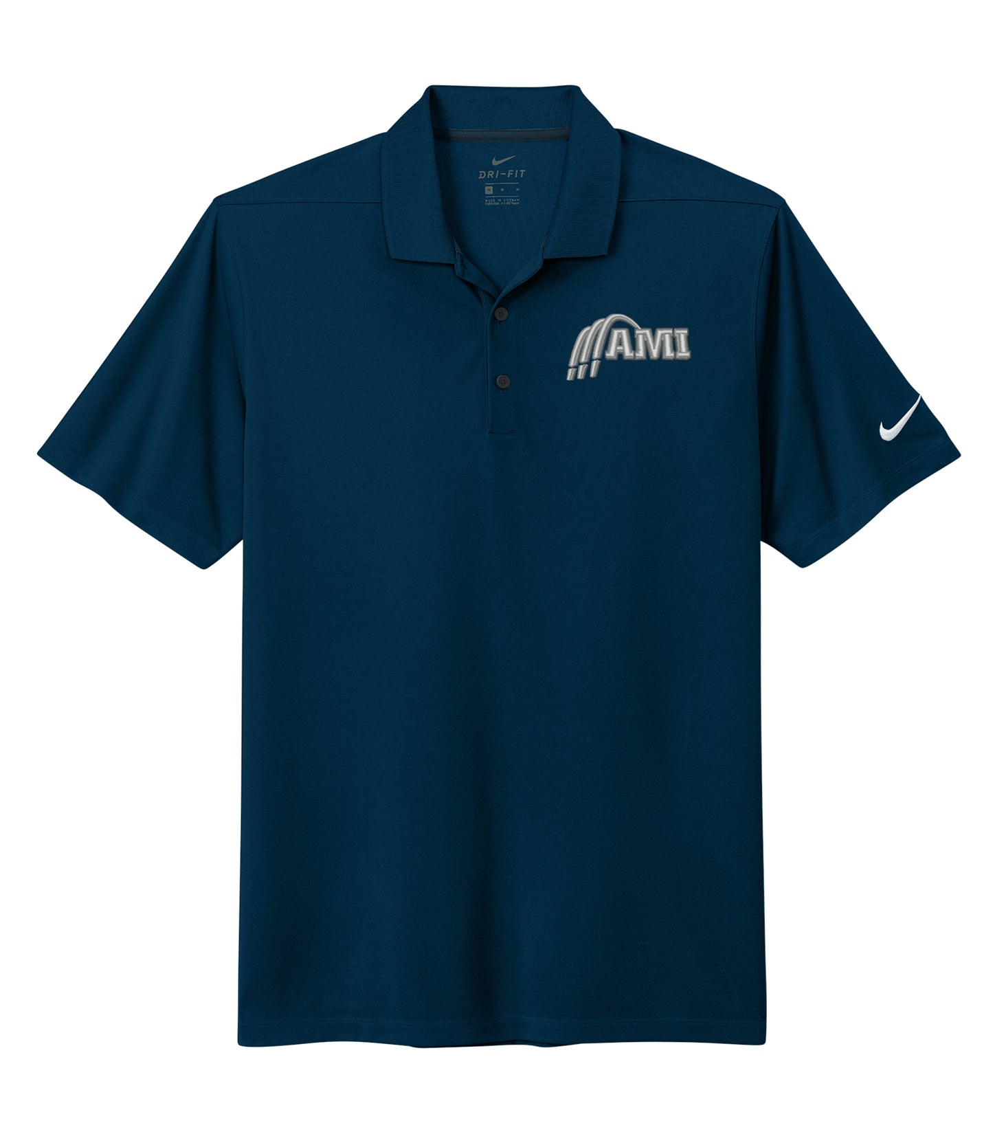 NIKE® Dri-FIT Micro Pique 2.0 Men's Polo (Navy)